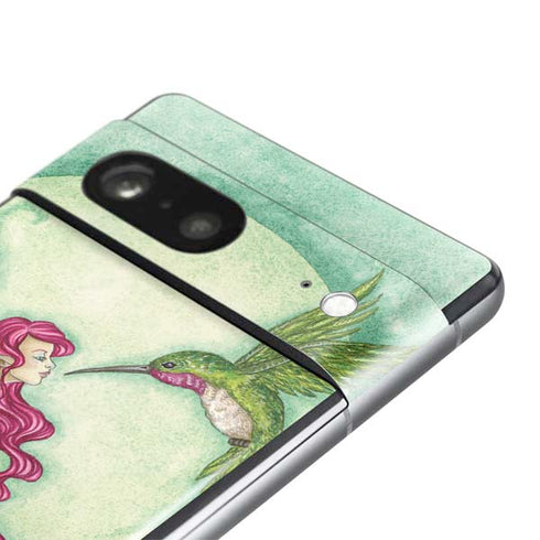 Flirting Fairy and Hummingbird by Amy Brown Pixel Skins